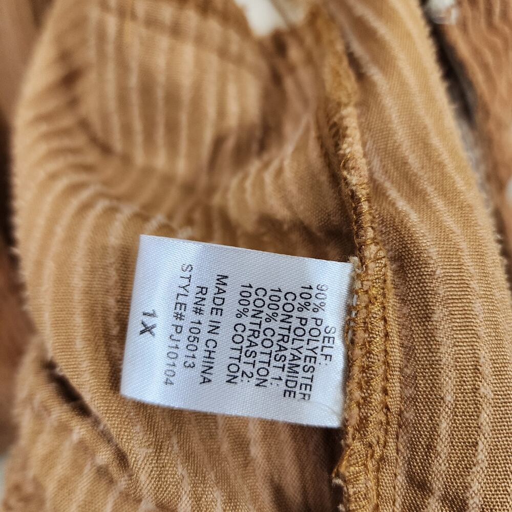 Andree Mixed Pattern Button Front Boho Lightweigh… - image 7